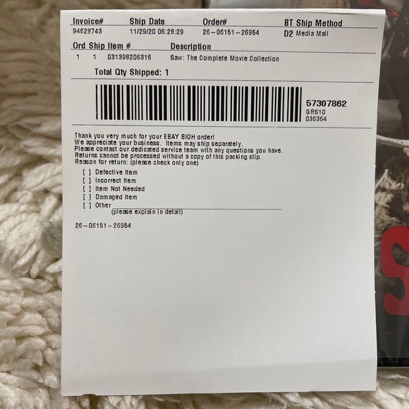 Saw:The Complete DVD Collection [New] Boxed Set - Picture 5 of 5